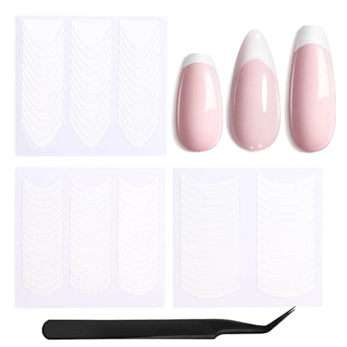 Beetles French Manicure Stickers, 30 sheets