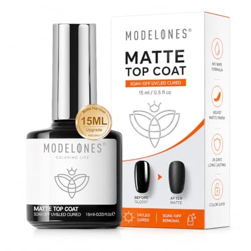 modelones Matte Top Coat, No-Wipe