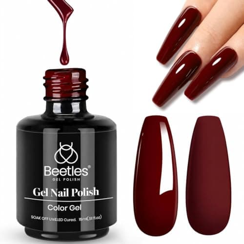 Beetles Oxblood Dark Burgundy