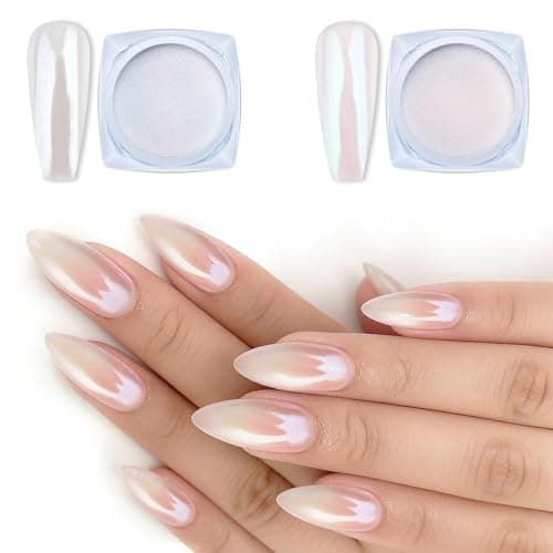 Artdone Chrome Powder, White and Red Aurora