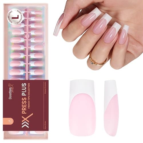 Beetles Long Square French Tips, 160pc
