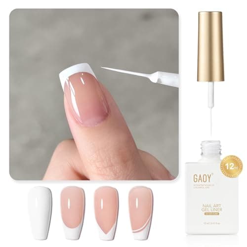 GAOY White Swirl Gel Liner, 12ml