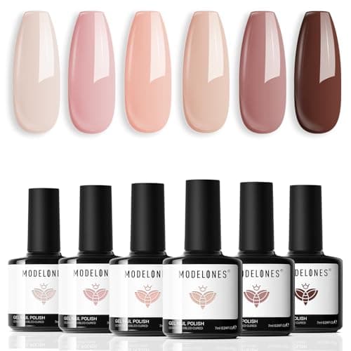 modelones Nude Set: Pink, Milky White, Brown
