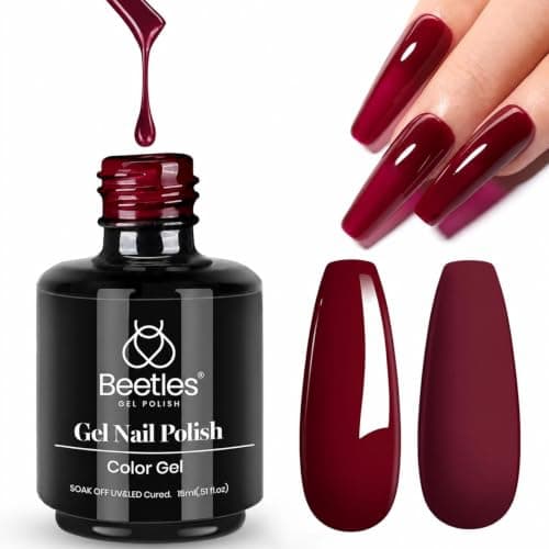 Beetles Oxblood Dark Burgundy