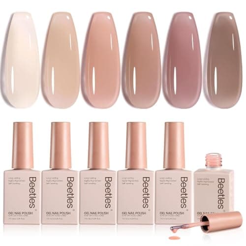 Beetles Nude Jelly Gel Set, 6 Colours