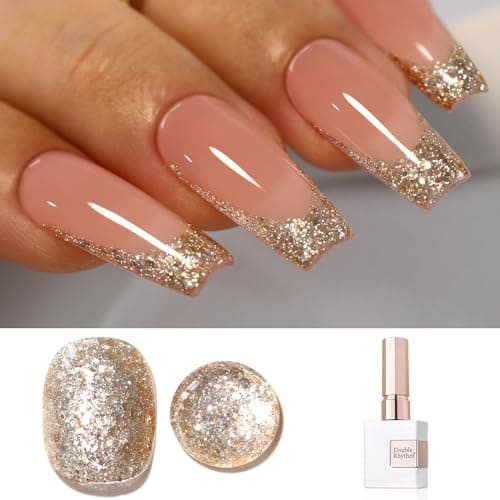 Double Rhythm Reflective Silver Glitter