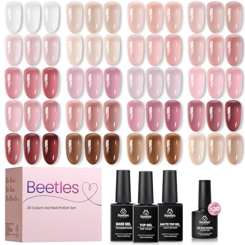 Beetles Soft Tint Jelly Kit, 20 Colours + Base/Top