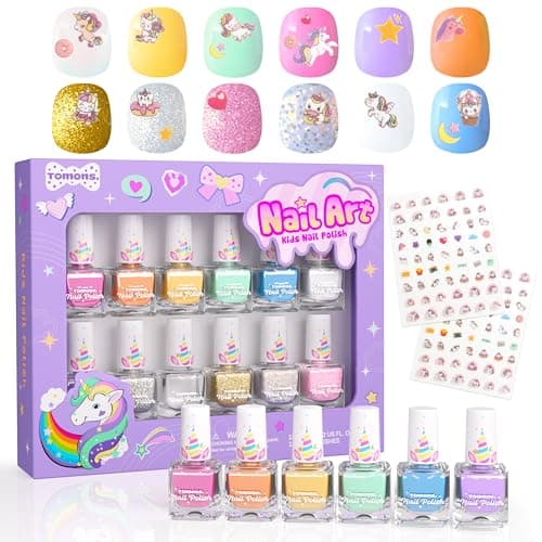 Tomons Kids Peel-Off Set, 12 Colours
