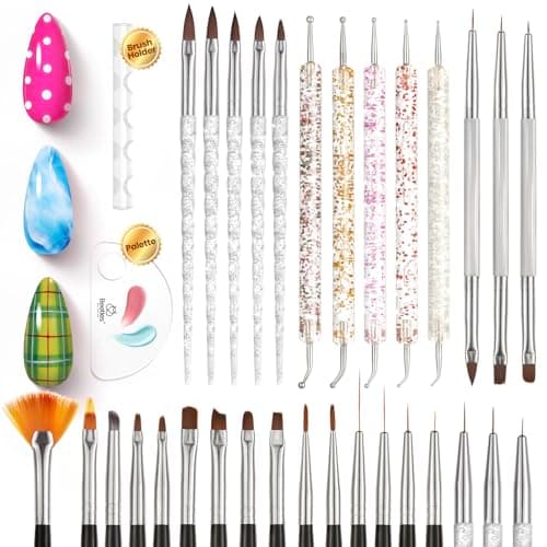 Beetles Nail Art Brush Set, 31pc