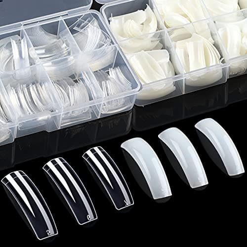 FEBSNOW Clear + Natural French Tips, 1,000pc
