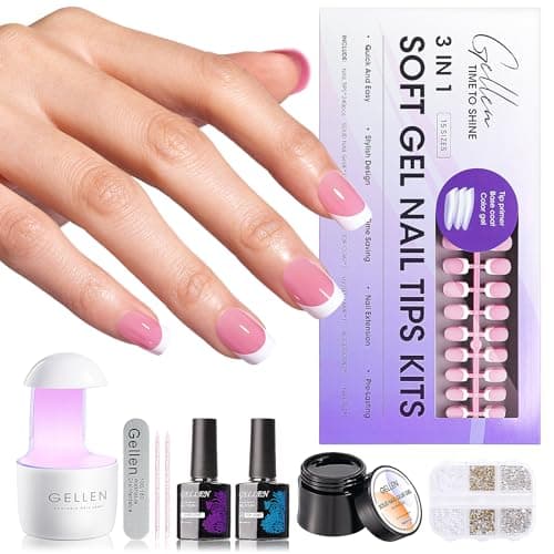 Gellen Pink French Kit, Short Square, 240pc