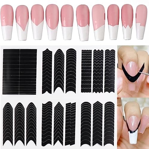 Fcozpjk Black French Guides, 6 Shapes