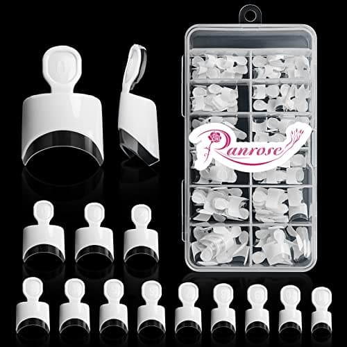 ranrose Short Square Half-Cover French Tips, 120pc