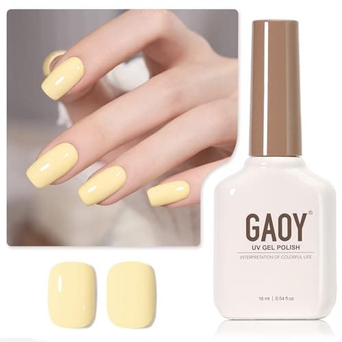 GAOY Pastel Yellow Gel