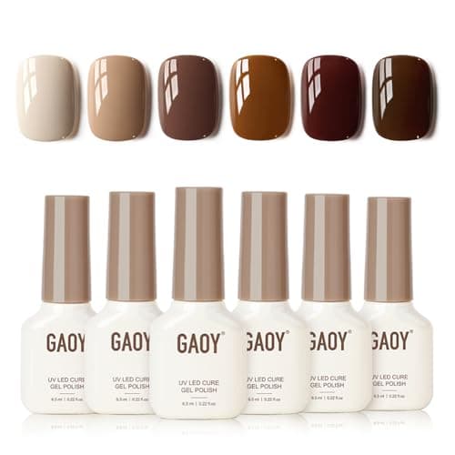 GAOY Brown Nude Set, 6 Fall Colours